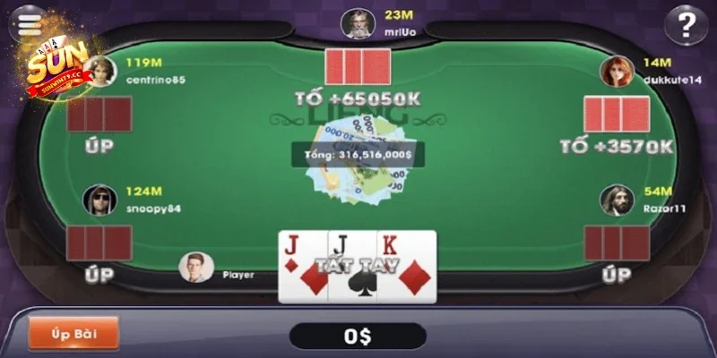 Bí quyết chơi bài 3 cây dễ thắng tại Sunwin