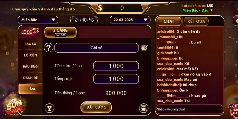 Khám Phá Đề Ba Càng Sunwin – Cơ Hội Thắng Lớn Cho Người Chơi 3 Tham khảo cách tính tiền thưởng để ba càng để chủ động trong chiến lược chơi