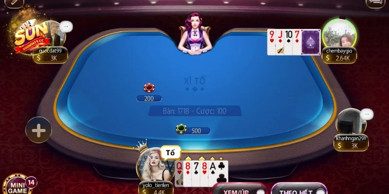 Khái quát về game bài xì tố Sunwin