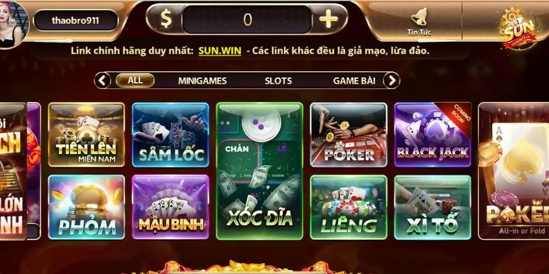 Sunwin 45 Các loại game bài nổi bật tại Sunwin
