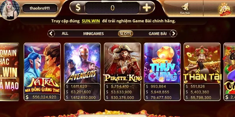 Sunwin 46 Game slot siêu hấp dẫn tại Sunwin
